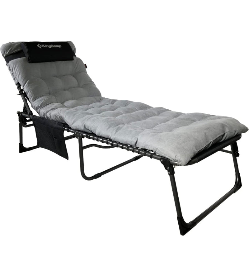 ギャラリービューアに画像をロードする, KingCamp テスリン生地 アウトドア コット クッション付き