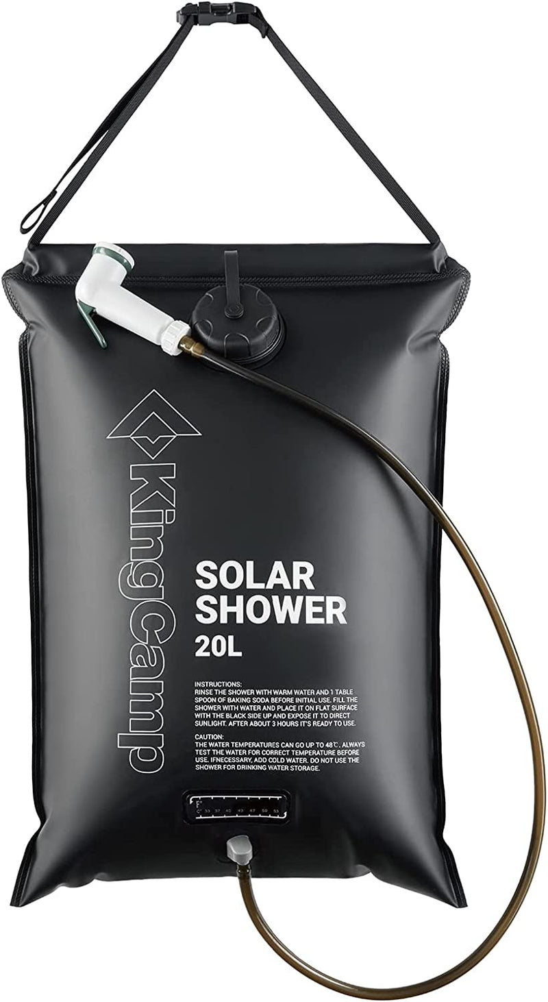 ギャラリービューアに画像をロードする, KingCamp 長さ調節可能 太陽光シャワー ポータブルシャワー