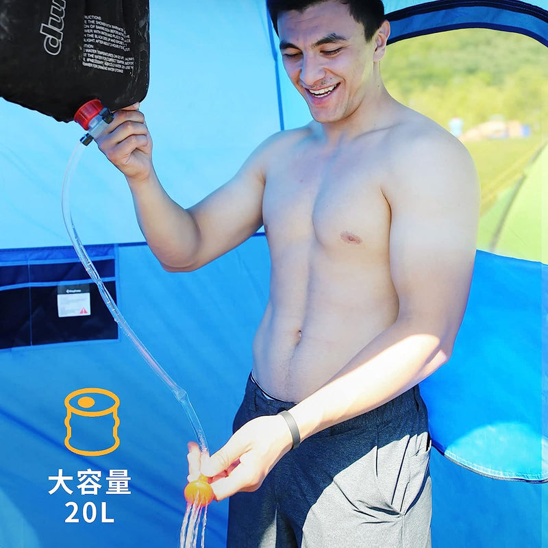 ギャラリービューアに画像をロードする, KingCamp 太陽光シャワー ポータブルシャワー