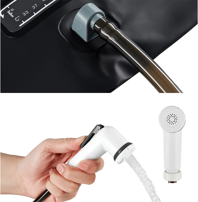 ギャラリービューアに画像をロードする, KingCamp 長さ調節可能 太陽光シャワー ポータブルシャワー