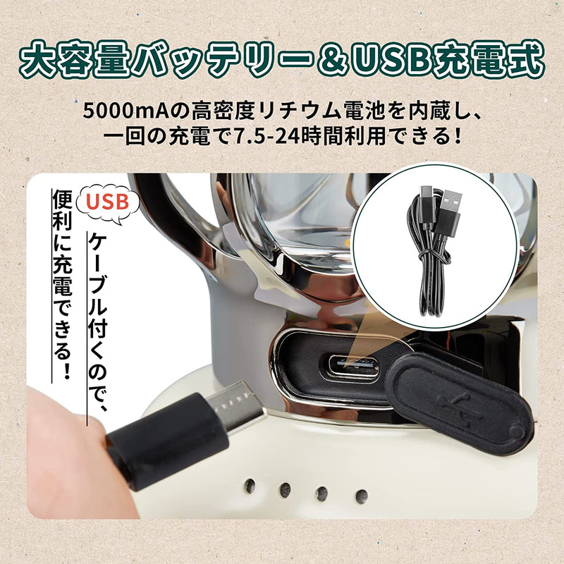 ギャラリービューアに画像をロードする, ランタン USB充電式 KL2305