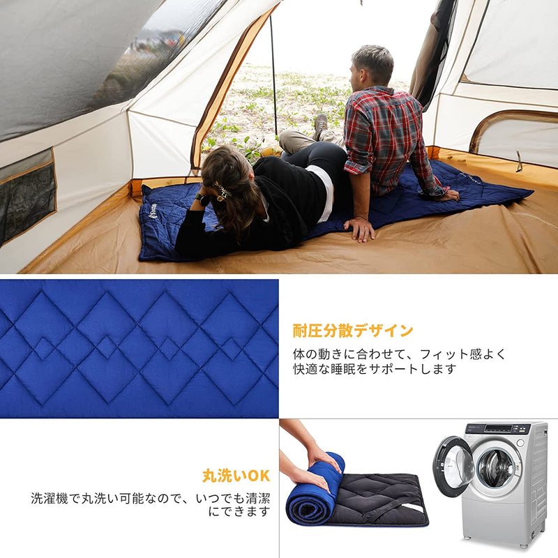 ギャラリービューアに画像をロードする, KingCamp 固定可能 コット用マット