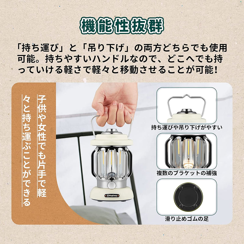 ギャラリービューアに画像をロードする, ランタン USB充電式 KL2305