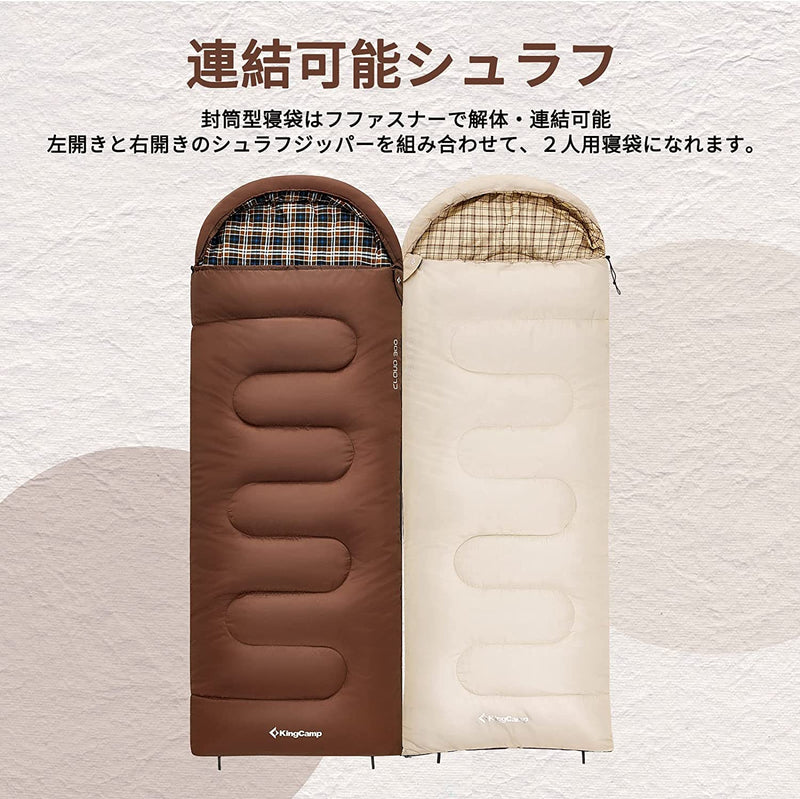 ギャラリービューアに画像をロードする, KingCamp ワイド 封筒型 寝袋