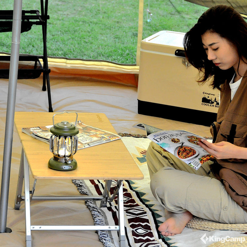 ギャラリービューアに画像をロードする, ランタン 竹天板テーブル