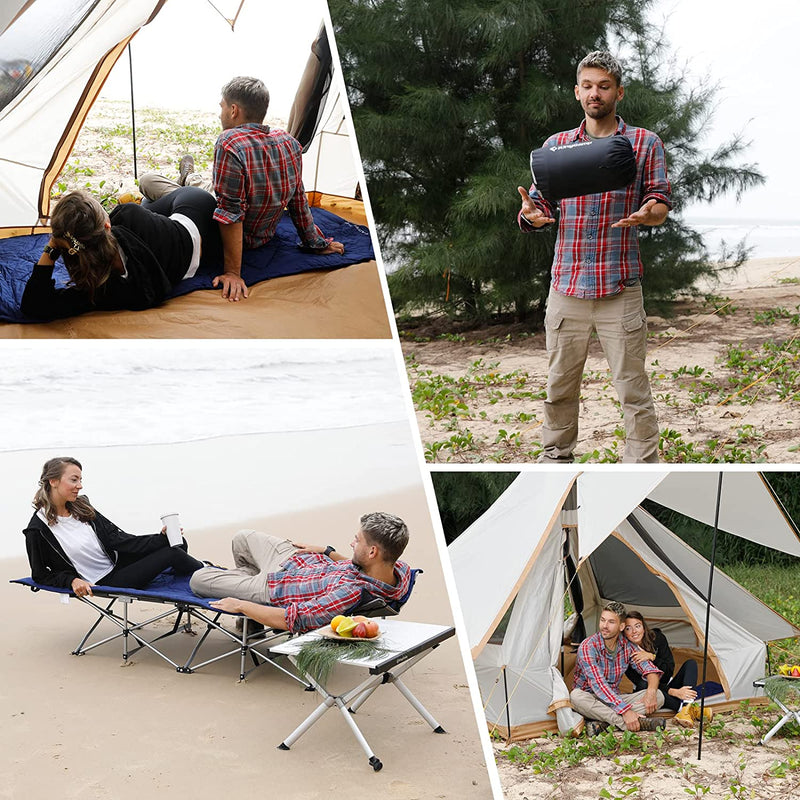 ギャラリービューアに画像をロードする, KingCamp 固定可能 コット用マット