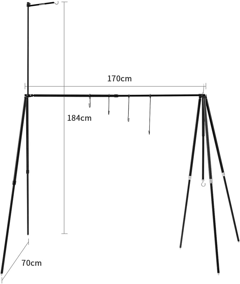 ギャラリービューアに画像をロードする, KingCamp 多機能屋外キッチン用品ラック