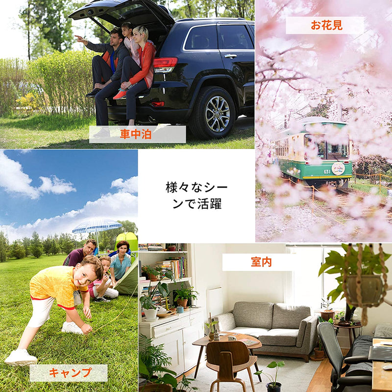 ギャラリービューアに画像をロードする, KingCamp 三つ折り 天然竹製天板 アウトドアテーブル