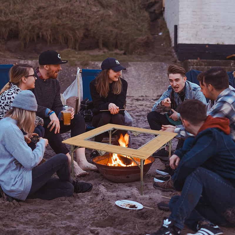 ギャラリービューアに画像をロードする, KingCamp 2点組み合わ 囲炉裏テーブル