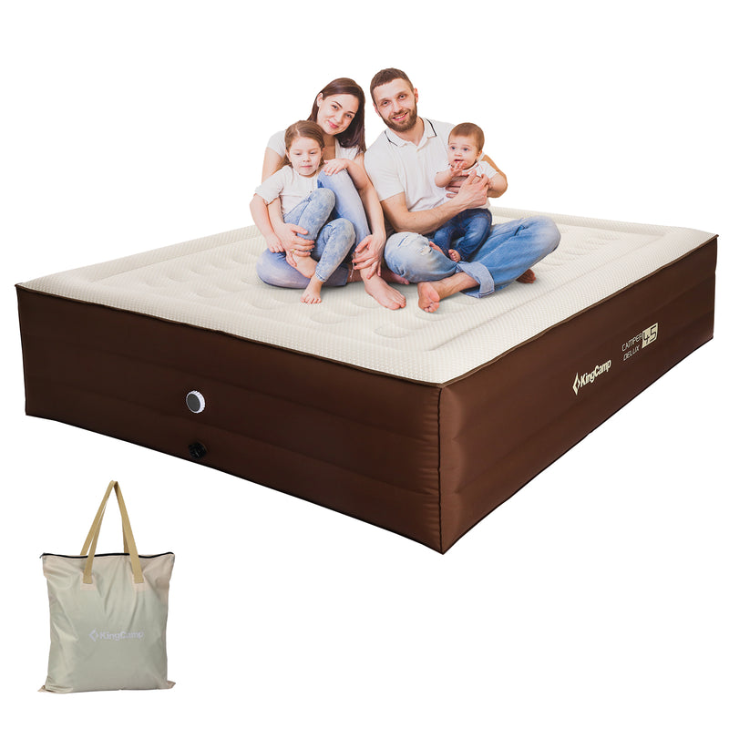 ギャラリービューアに画像をロードする, KingCamp キャンプ用ダブル超高アウトドアエアマットレスコット