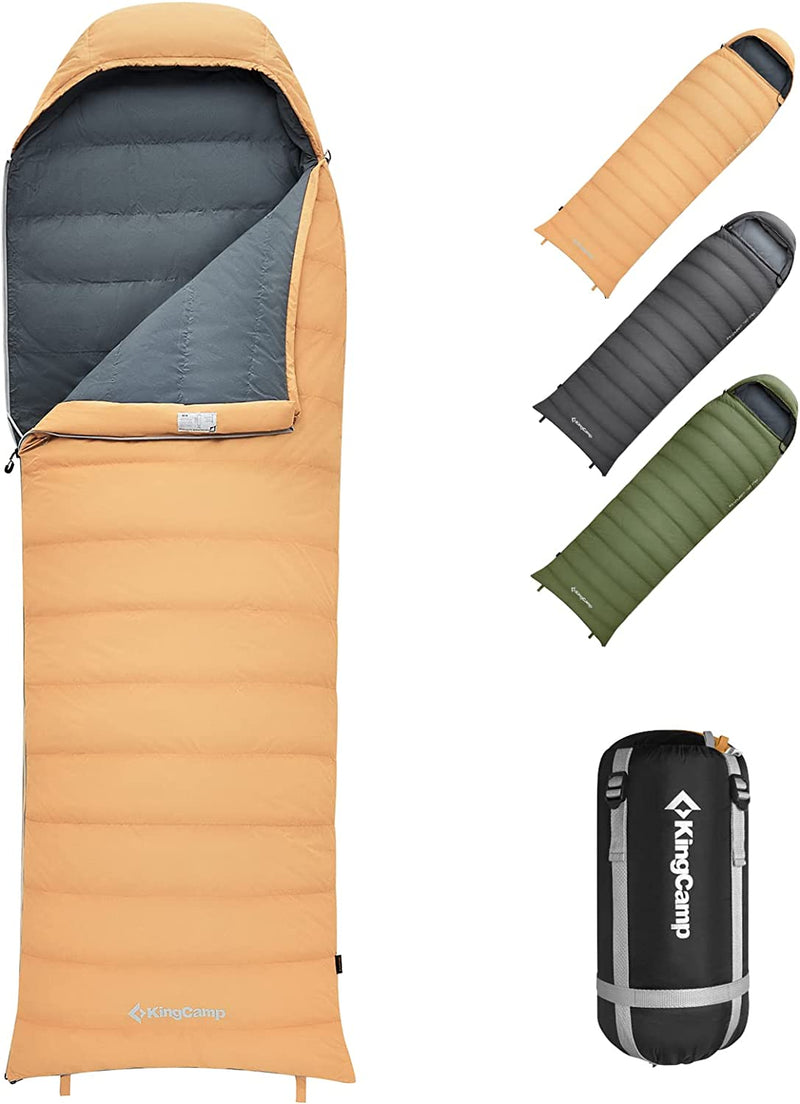 ギャラリービューアに画像をロードする, KingCamp 羽毛 寝袋 封筒型