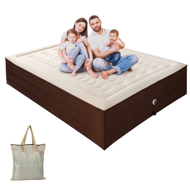 ギャラリービューアに画像をロードする, KingCamp キャンプ用ダブル超高アウトドアエアマットレスコット