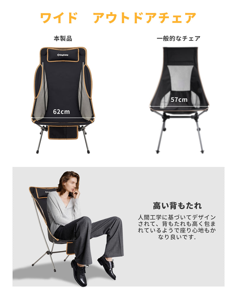 ギャラリービューアに画像をロードする, KingCamp 超軽量2ステップチェア