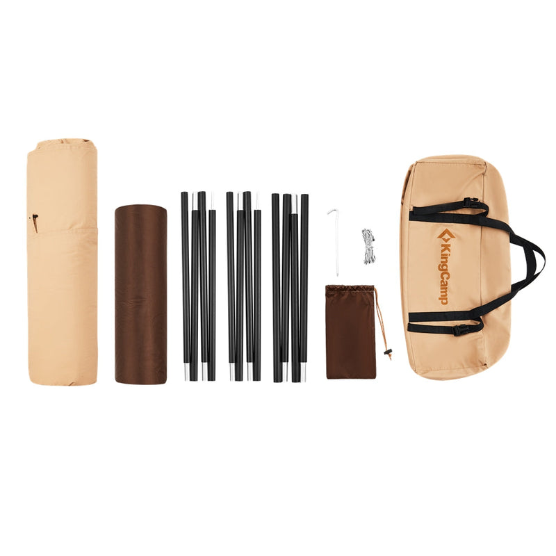 ギャラリービューアに画像をロードする, ポリコットン テントポール 収納バッグ 軽量