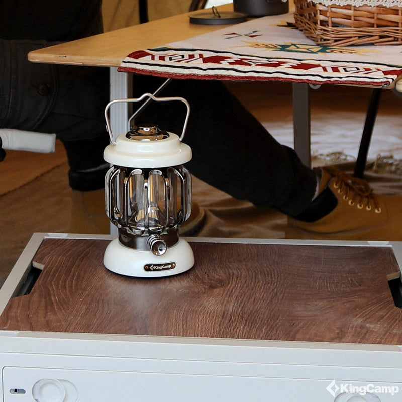 ギャラリービューアに画像をロードする, キングキャンプ ランタン 白