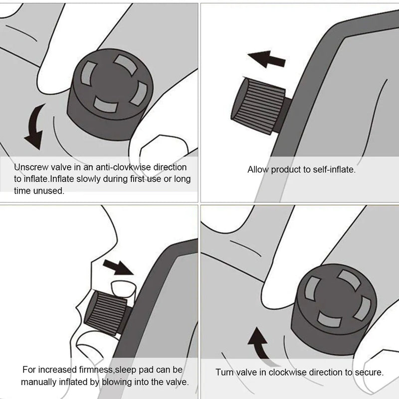 ギャラリービューアに画像をロードする, KingCamp クラシックファンタジー セルフインフレータブルパッド