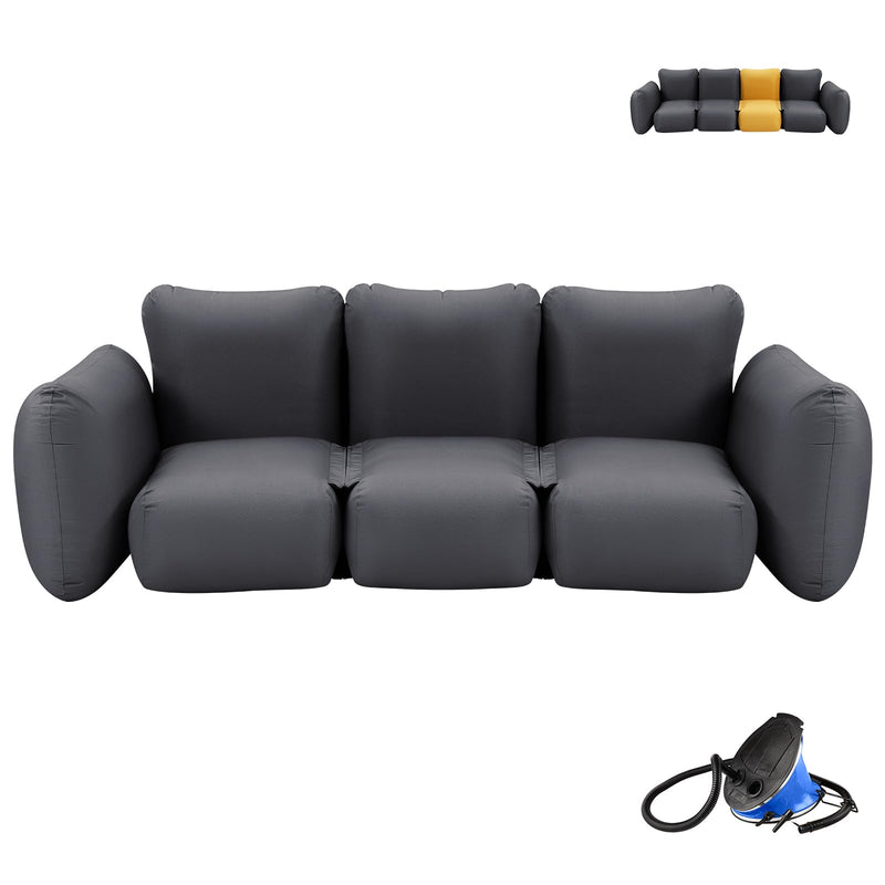 ギャラリービューアに画像をロードする, KingCamp QUBIQTRIO エアーソファー 【KingCampxJOURNAL STANDARD FURNITUREコラボ】【Makuake】