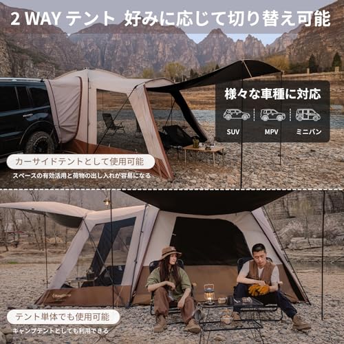 ギャラリービューアに画像をロードする, KingCamp カーサイドテント