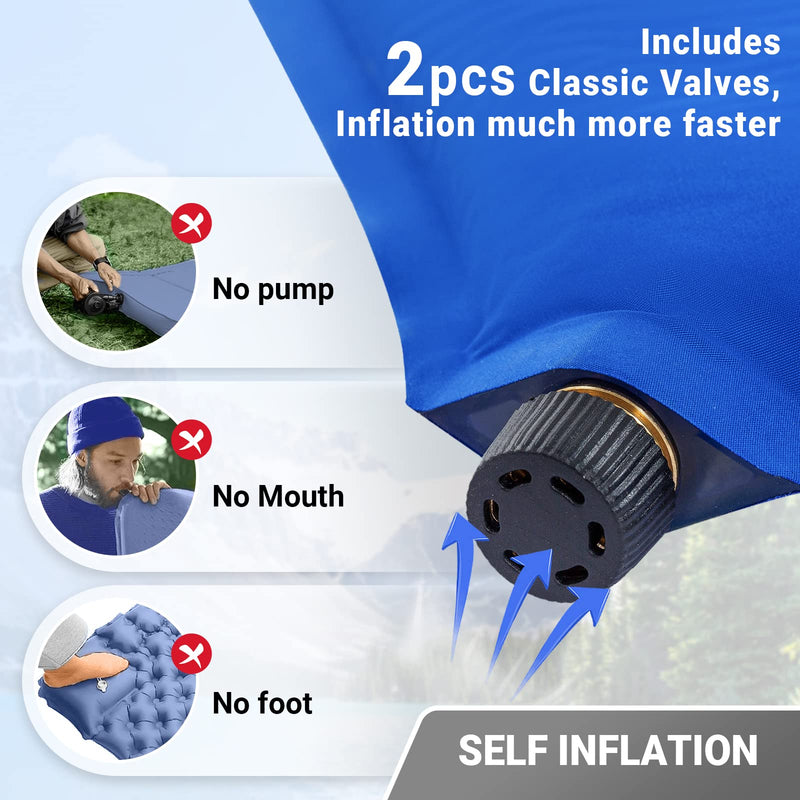 ギャラリービューアに画像をロードする, KingCamp 快適な二人用フインフレータブルパッド