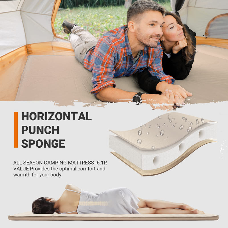 ギャラリービューアに画像をロードする, KingCamp 快適な二人用フインフレータブルパッド