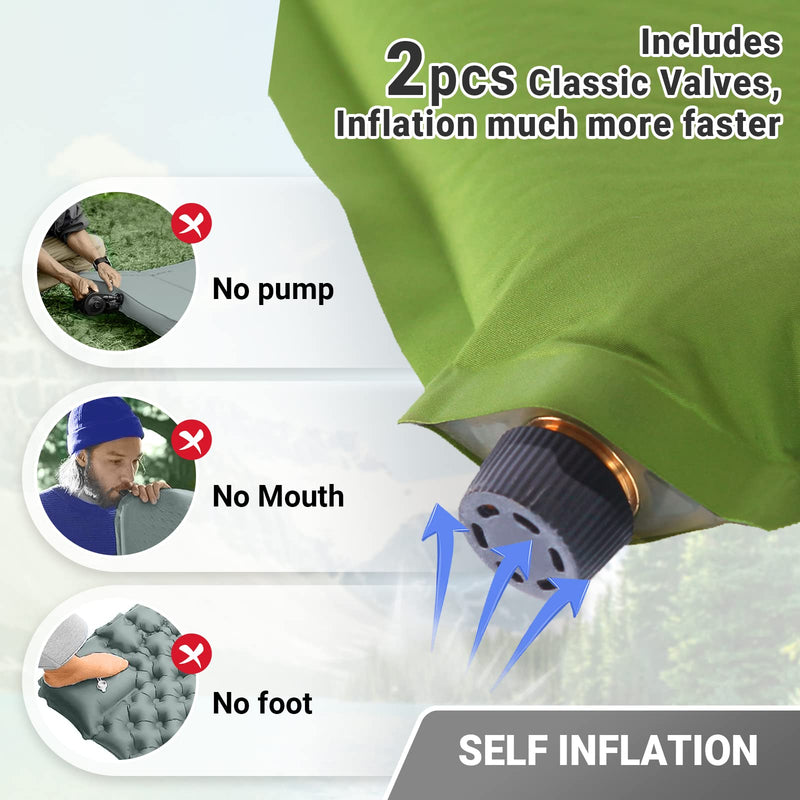 ギャラリービューアに画像をロードする, KingCamp 快適な二人用フインフレータブルパッド