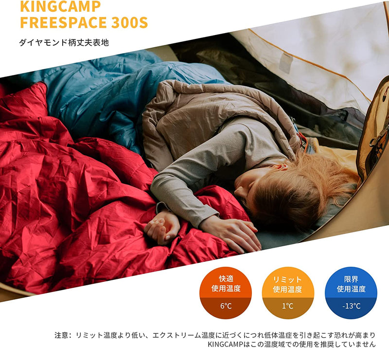 ギャラリービューアに画像をロードする, KingCamp 寝袋 封筒型 175×80cm
