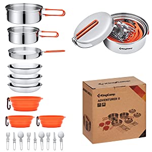 ギャラリービューアに画像をロードする, KingCamp クッカーセット
