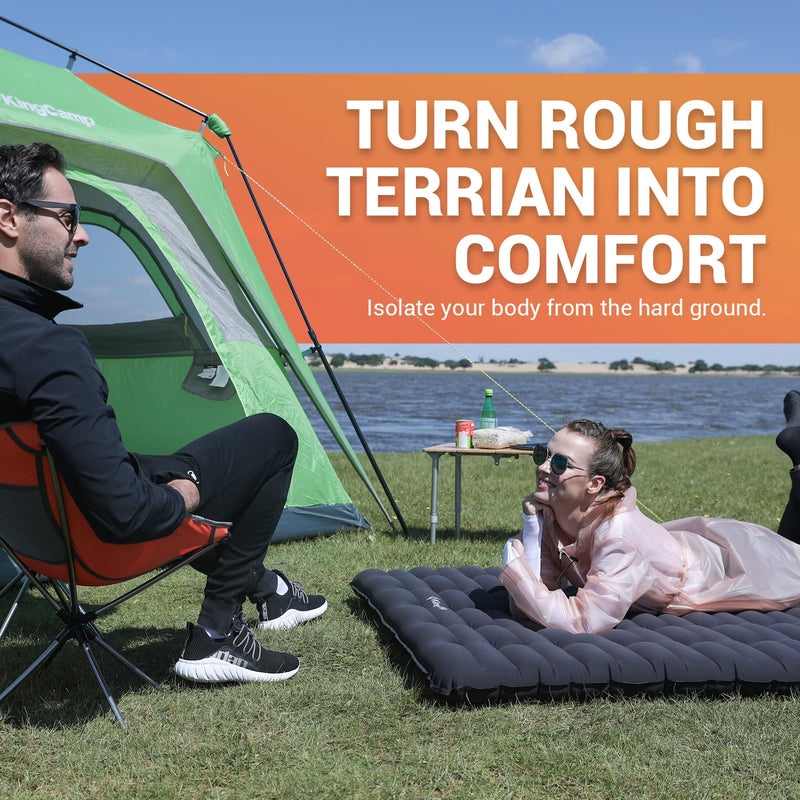 ギャラリービューアに画像をロードする, KingCamp 超快適ダブルキャンプ用エアマットレス