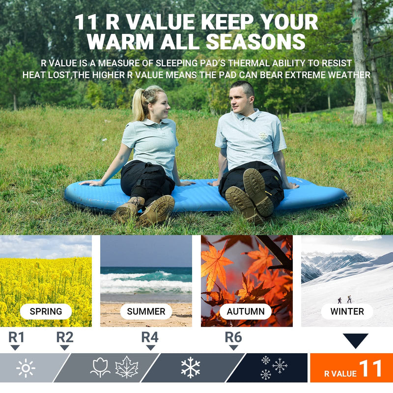 ギャラリービューアに画像をロードする, KingCamp 豪華ダブルセルフインフレータブルパッド