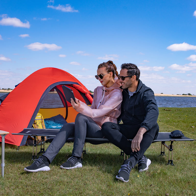 ギャラリービューアに画像をロードする, KingCamp ワイド&ロングハイベッドアウトドアキャンプコット