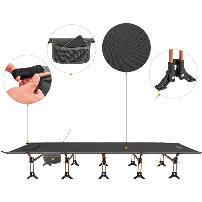 ギャラリービューアに画像をロードする, KingCamp ワイド&ロングハイベッドアウトドアキャンプコット