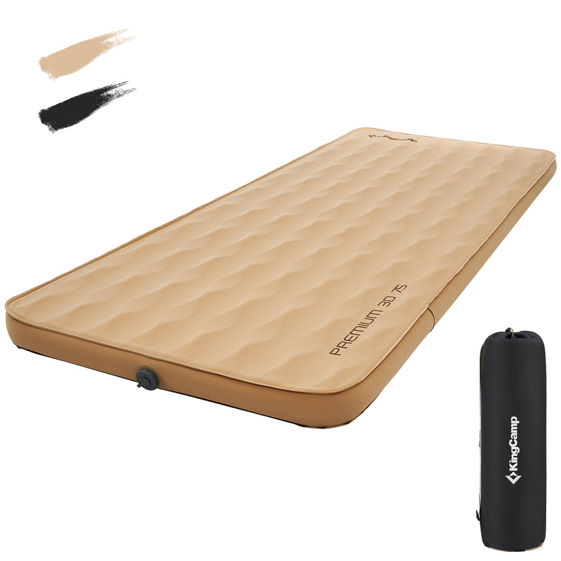 ギャラリービューアに画像をロードする, KingCamp キャンプ用セルフインフレーティングスリーピングパッド 超厚ダブル・シングルフォームマットレス