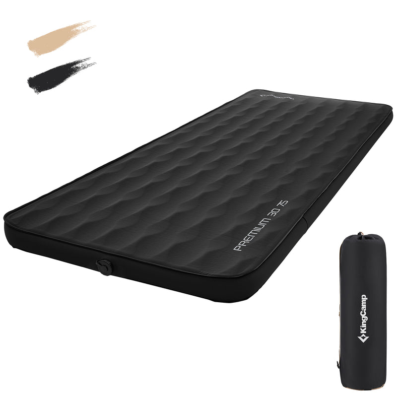 ギャラリービューアに画像をロードする, KingCamp キャンプ用セルフインフレーティングスリーピングパッド 超厚ダブル・シングルフォームマットレス