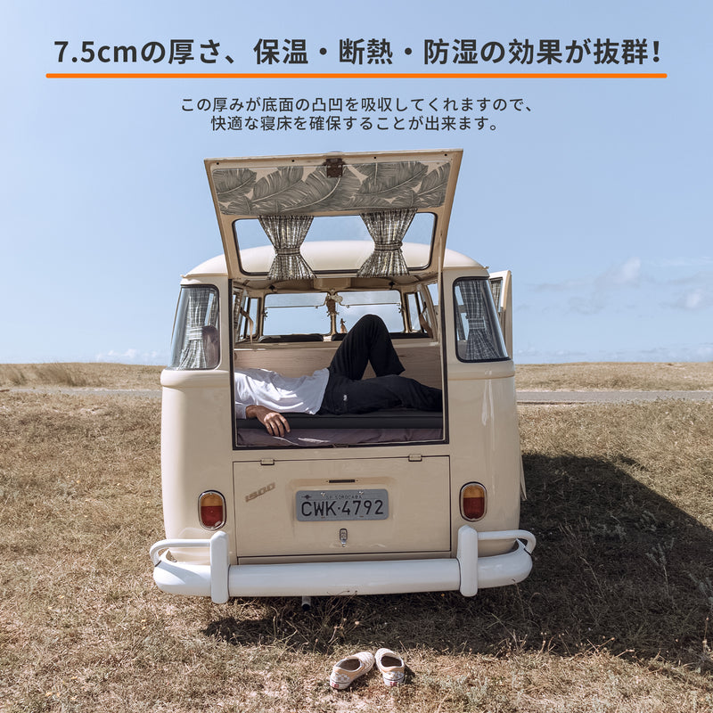 ギャラリービューアに画像をロードする, KingCamp キャンプ用セルフインフレーティングスリーピングパッド 超厚ダブル・シングルフォームマットレス