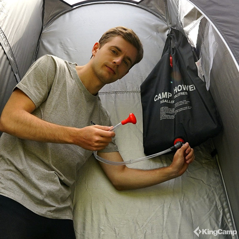 ギャラリービューアに画像をロードする, シャワーテント 内部