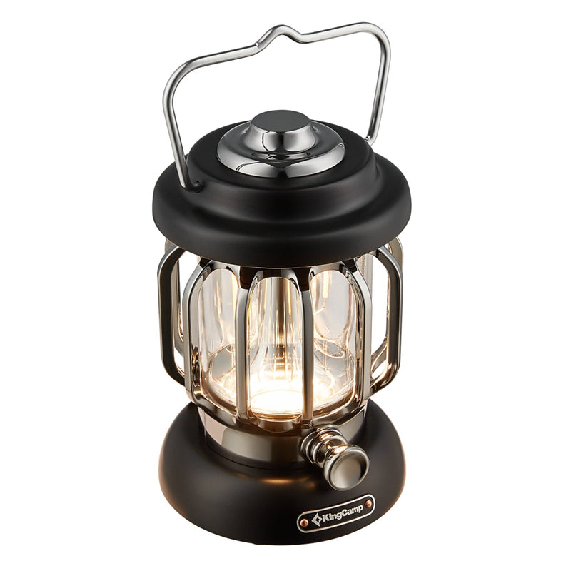 ギャラリービューアに画像をロードする, キングキャンプ ランタン レトロタイプ 黒