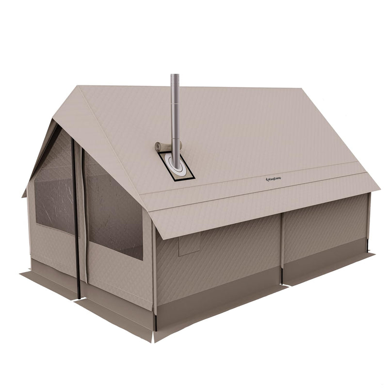 ギャラリービューアに画像をロードする, KingCamp ロッジ型テント大型キャンプテント3~5人用 360°視野ファミリーテント