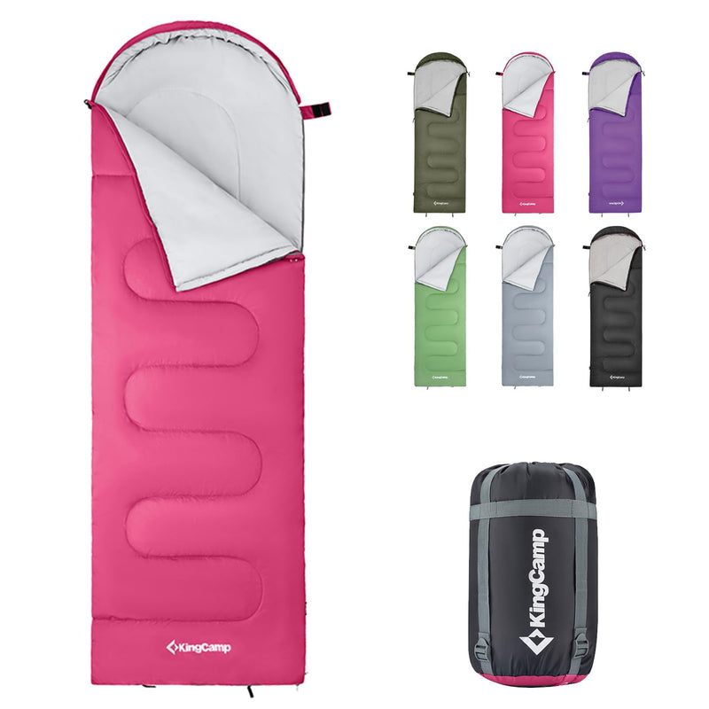 ギャラリービューアに画像をロードする, KingCamp 春用 夏用 封筒型 寝袋 (190+30)x75cm