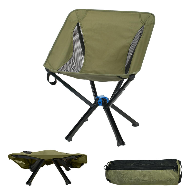 ギャラリービューアに画像をロードする, WEJOY アウトドアチェアワンタッチ折りたたみ椅子超軽量コンパクトキャンプチェア