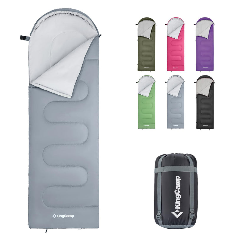 ギャラリービューアに画像をロードする, KingCamp 春用 夏用 封筒型 寝袋 (190+30)x75cm