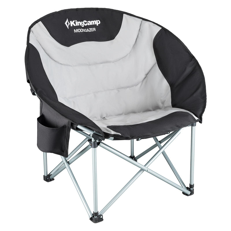ギャラリービューアに画像をロードする, KingCamp アウトドアチェア折りたたみムーンチェアキャンプ椅子