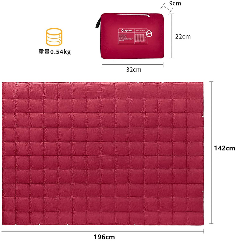 ギャラリービューアに画像をロードする, KingCamp 多用途ブランケット