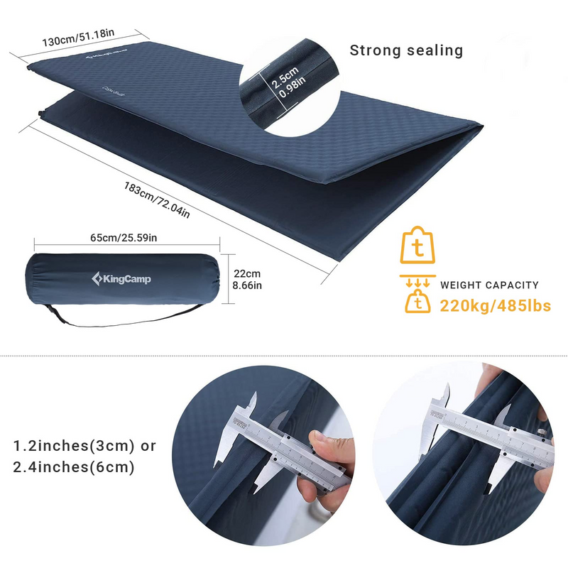 ギャラリービューアに画像をロードする, KingCamp ダブル自動膨張式パッド