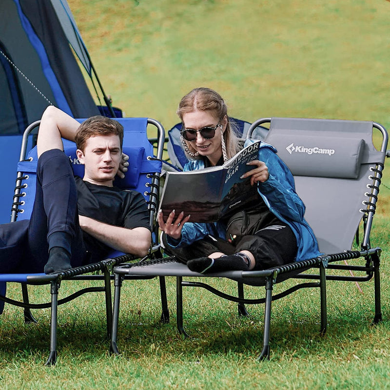 ギャラリービューアに画像をロードする, KingCamp サマーベッド 折畳み 3way 5段階調節