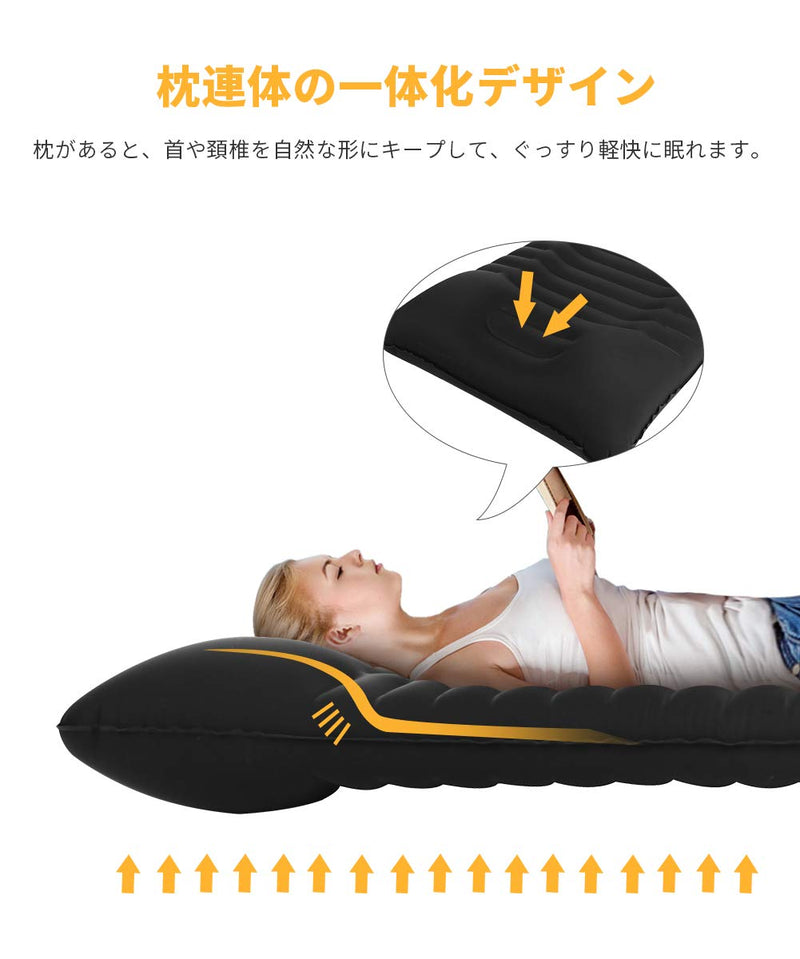 ギャラリービューアに画像をロードする, KingCamp 枕一体化 ダブル エアーマット