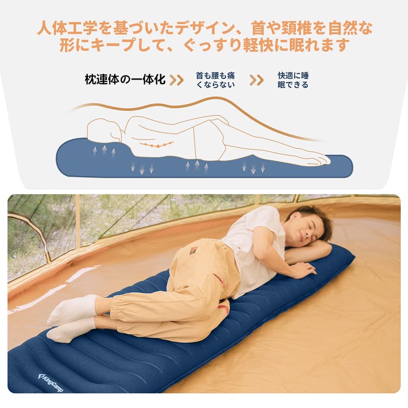 ギャラリービューアに画像をロードする, KingCamp エアーマットキャンプマットテント用折り畳みマット