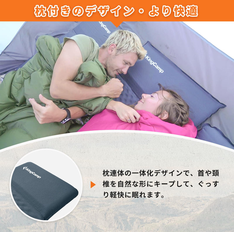 ギャラリービューアに画像をロードする, KingCamp シングル自動膨張式スリーピングマット