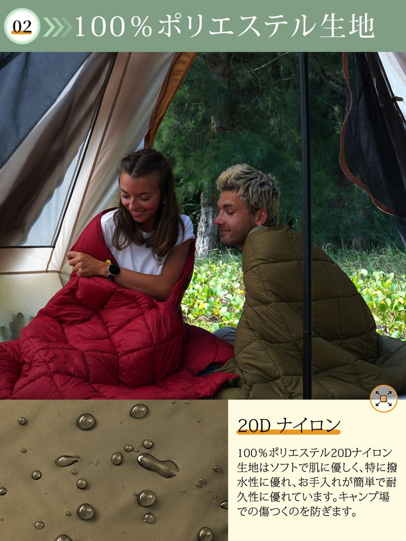 ギャラリービューアに画像をロードする, KingCamp キャンプブランケットコンパクトマルチブランケットひざ掛け