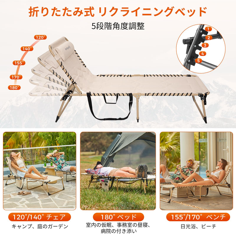 ギャラリービューアに画像をロードする, KingCamp 特大 改良版 アウトドア コット