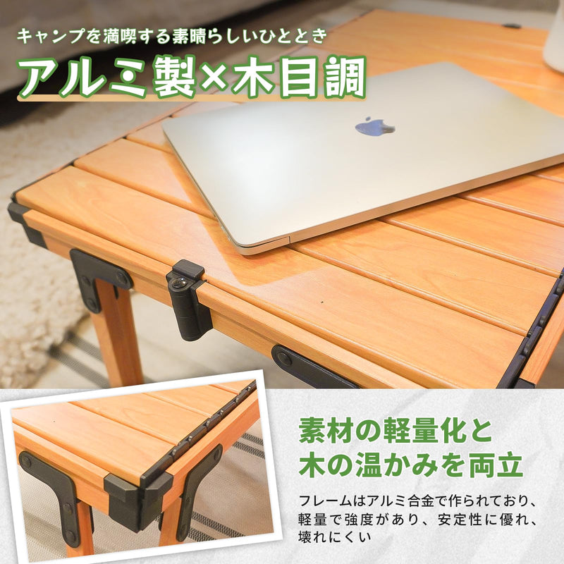 ギャラリービューアに画像をロードする, KingCamp アウトドアテーブル折り畳みキャンプ テーブル超軽量